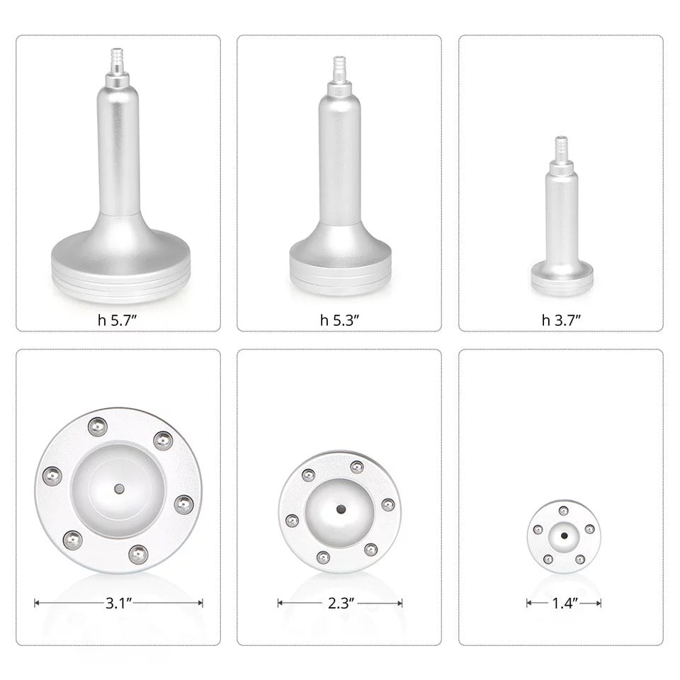 body shaping different size treatment cups