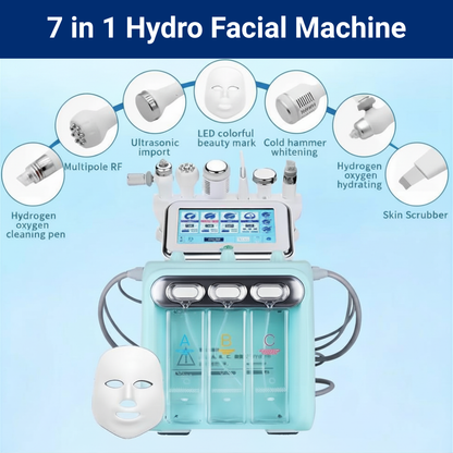 Latest Gen Hydro Dermabrasion Facial Machine 7 In 1