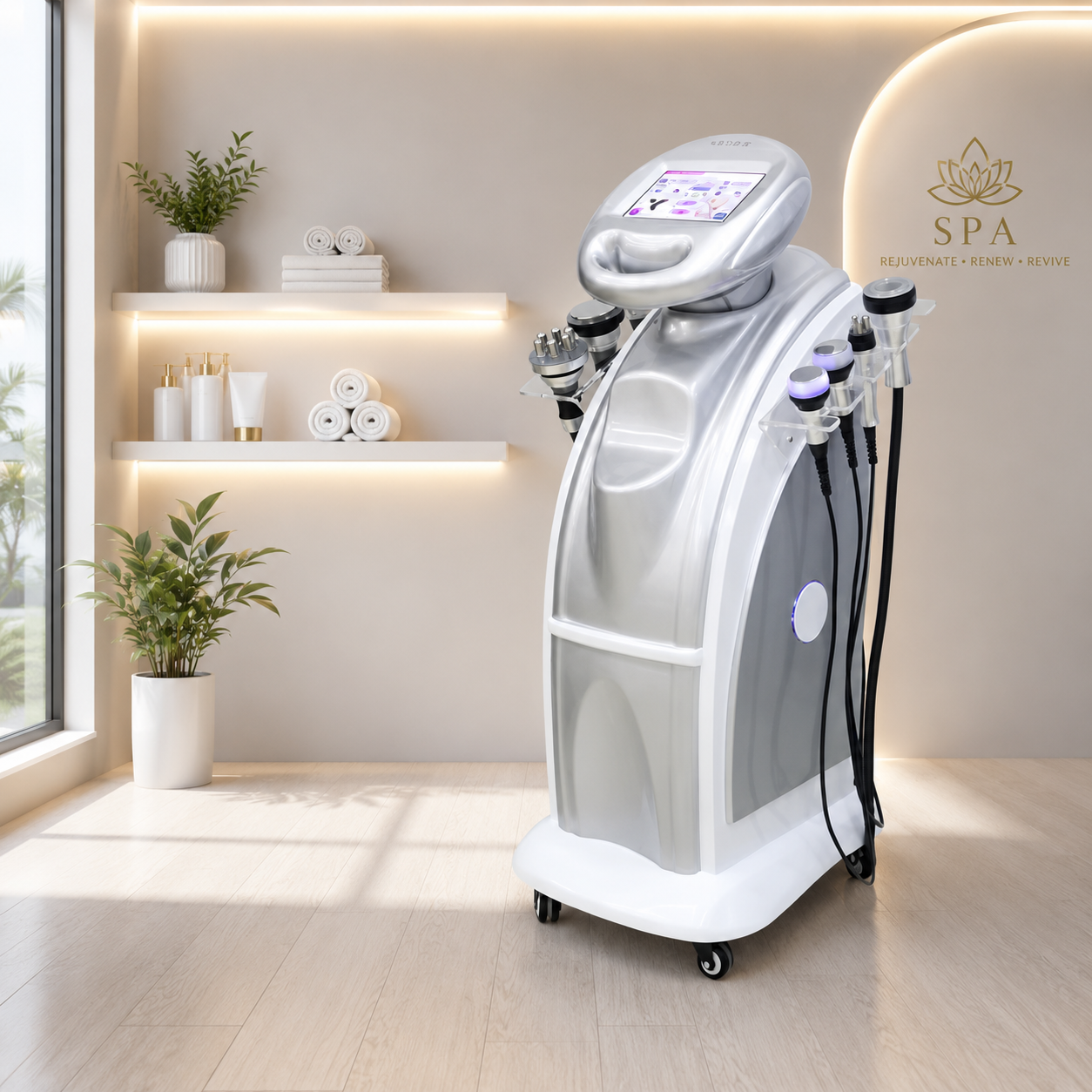 40K & 80K Ultrasonic Cavitation & RF Body Contouring Machine